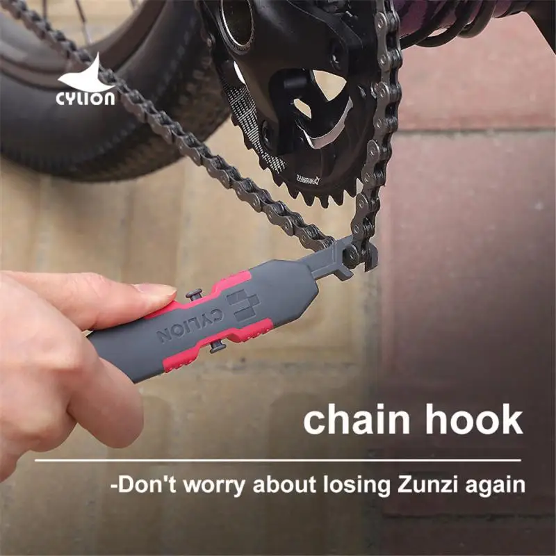 Bicycle Tire Lever Chain Hook Multi-use Bike Chain Winder Chain Cutter Valve Inside Air Release Valve Combined Maintenance Tool
Bicycle Tire Lever Chain Hook Multi-use Bike Chain Winder Chain Cutter Valve Inside Air Release Valve Combined Maintenance Tool