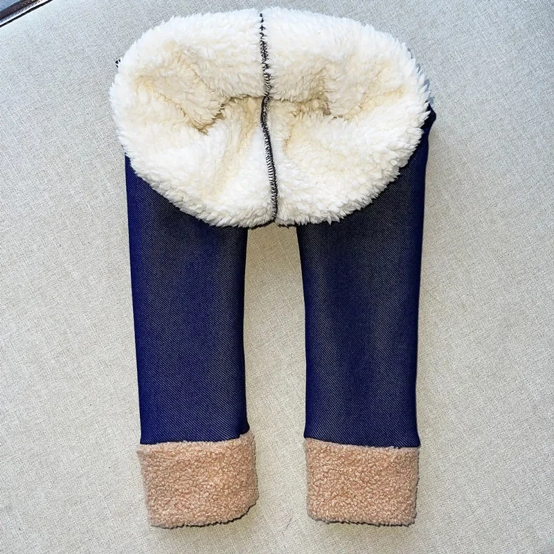 2-10 Years Kids Winter Velvet Imitation Denim Pants for Girls Elastic Thick Warm Cotton Leggings Toddler Soft Snow Pants 8 9 10
2-10 Years Kids Winter Velvet Imitation Denim Pants for Girls Elastic Thick Warm Cotton Leggings Toddler Soft Snow Pants 8 9 10