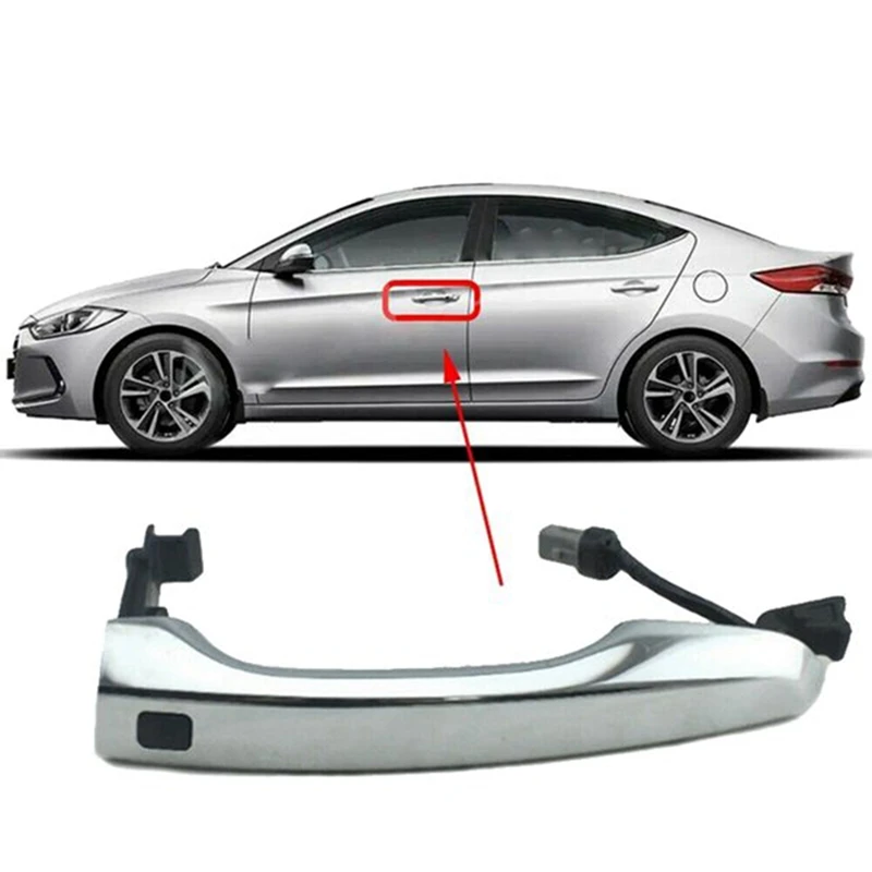4Pcs Car Inductive Handle Assy Outside Door Pull Handle Have Button 82651-F2200 82651-F2210 For Hyundai Elantra 2017-2020 
4Pcs Car Inductive Handle Assy Outside Door Pull Handle Have Button 82651-F2200 82651-F2210 For Hyundai Elantra 2017-2020