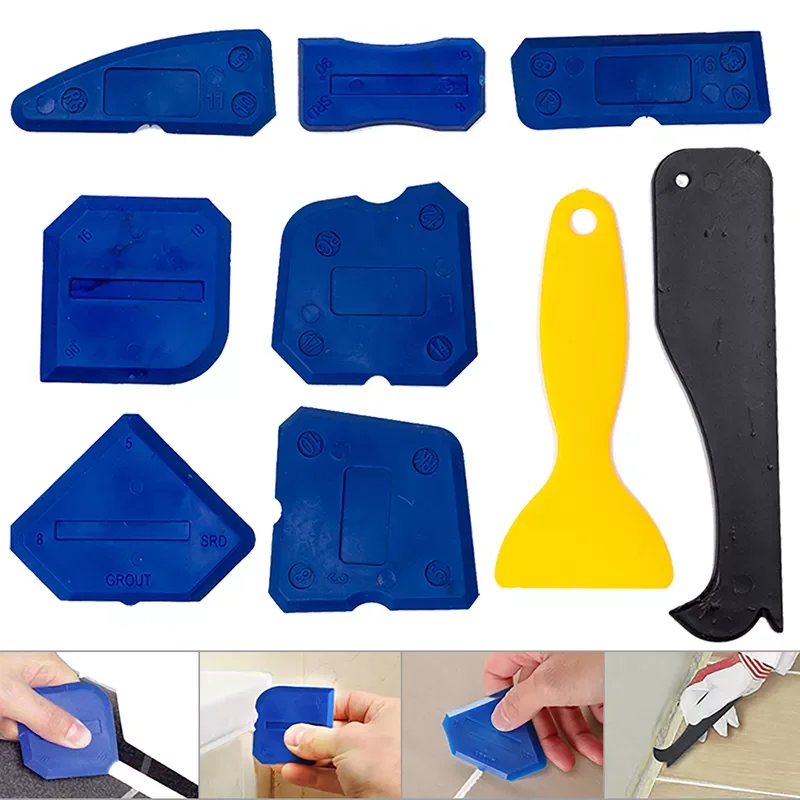 4/5/9pcs Window Door Silicone Sealant Spreader Spatula Scraper Cement Caulk Removal Tool Finishing Sealant Grout Kit Caulking#1
4/5/9pcs Window Door Silicone Sealant Spreader Spatula Scraper Cement Caulk Removal Tool Finishing Sealant Grout Kit Caulking#1