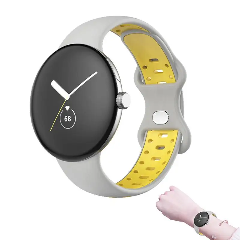 Double Color Band For Google Pixel Watch Strap Soft Silicone For Pixel Watch Active Smartwatch Bracelet Replacement Watchbands
Double Color Band For Google Pixel Watch Strap Soft Silicone For Pixel Watch Active Smartwatch Bracelet Replacement Watchbands