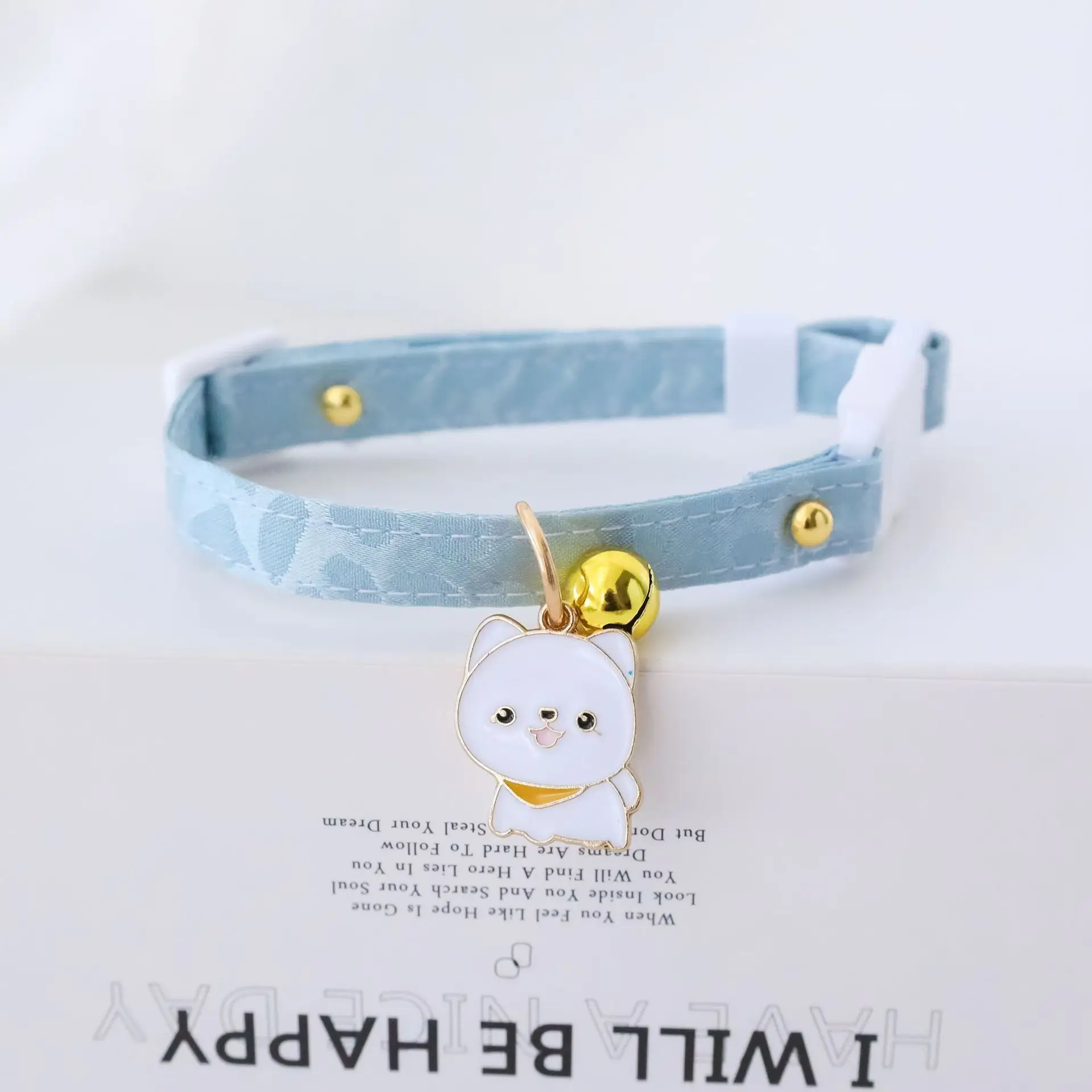 Summer New Pet Dog Collar Cute Puppy Kitten Design With Bells Necklace For Small Cats Dogs Adjustable Quality Collar Supplier
Summer New Pet Dog Collar Cute Puppy Kitten Design With Bells Necklace For Small Cats Dogs Adjustable Quality Collar Supplier