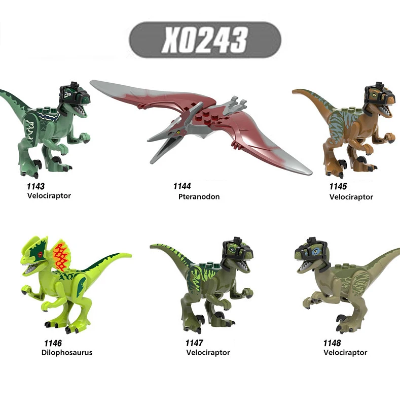 X0243 строительные блоки аксессуары Велоцираптор Беззубик Птерозавр дилофозавр Юрский Мир наборы игрушки для мальчиков
X0243 строительные блоки аксессуары Велоцираптор Беззубик Птерозавр дилофозавр Юрский Мир наборы игрушки для мальчиков