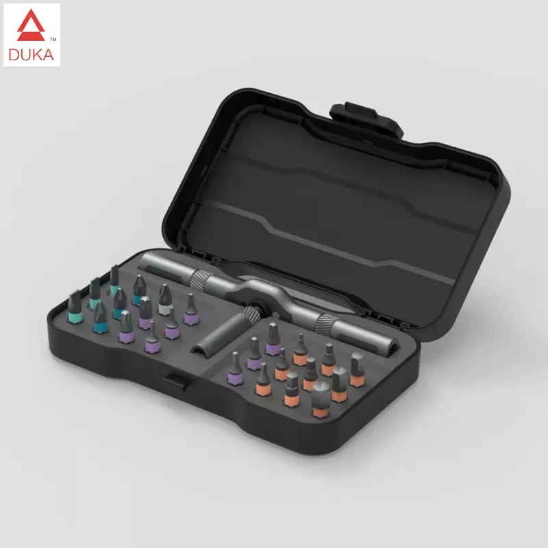 DUKA RS1 Screwdriver Set 24 in 1 Ratchet Wrench Screwdriver Magnetic Bits Tools Set DIY Household Repair Tool
DUKA RS1 Screwdriver Set 24 in 1 Ratchet Wrench Screwdriver Magnetic Bits Tools Set DIY Household Repair Tool