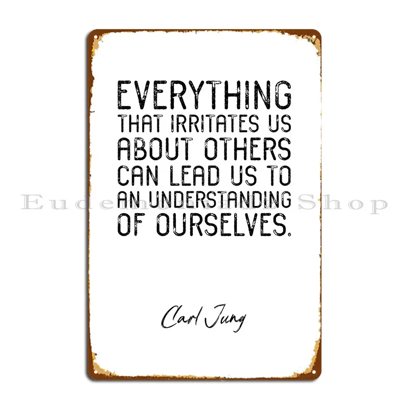 Carl Jung Quote 6 Metal Sign Garage Wall Decor Funny Printed Plaques Tin Sign Poster
Carl Jung Quote 6 Metal Sign Garage Wall Decor Funny Printed Plaques Tin Sign Poster