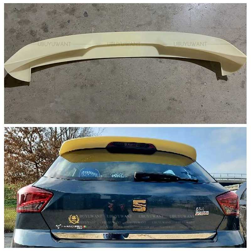 For VW Seat IBIZA TGI/FR Hatchback 2017 2018 2019 High Quality ABS Platic Rear Roof Spoiler Car Tail Wing Decoration 
For VW Seat IBIZA TGI/FR Hatchback 2017 2018 2019 High Quality ABS Platic Rear Roof Spoiler Car Tail Wing Decoration