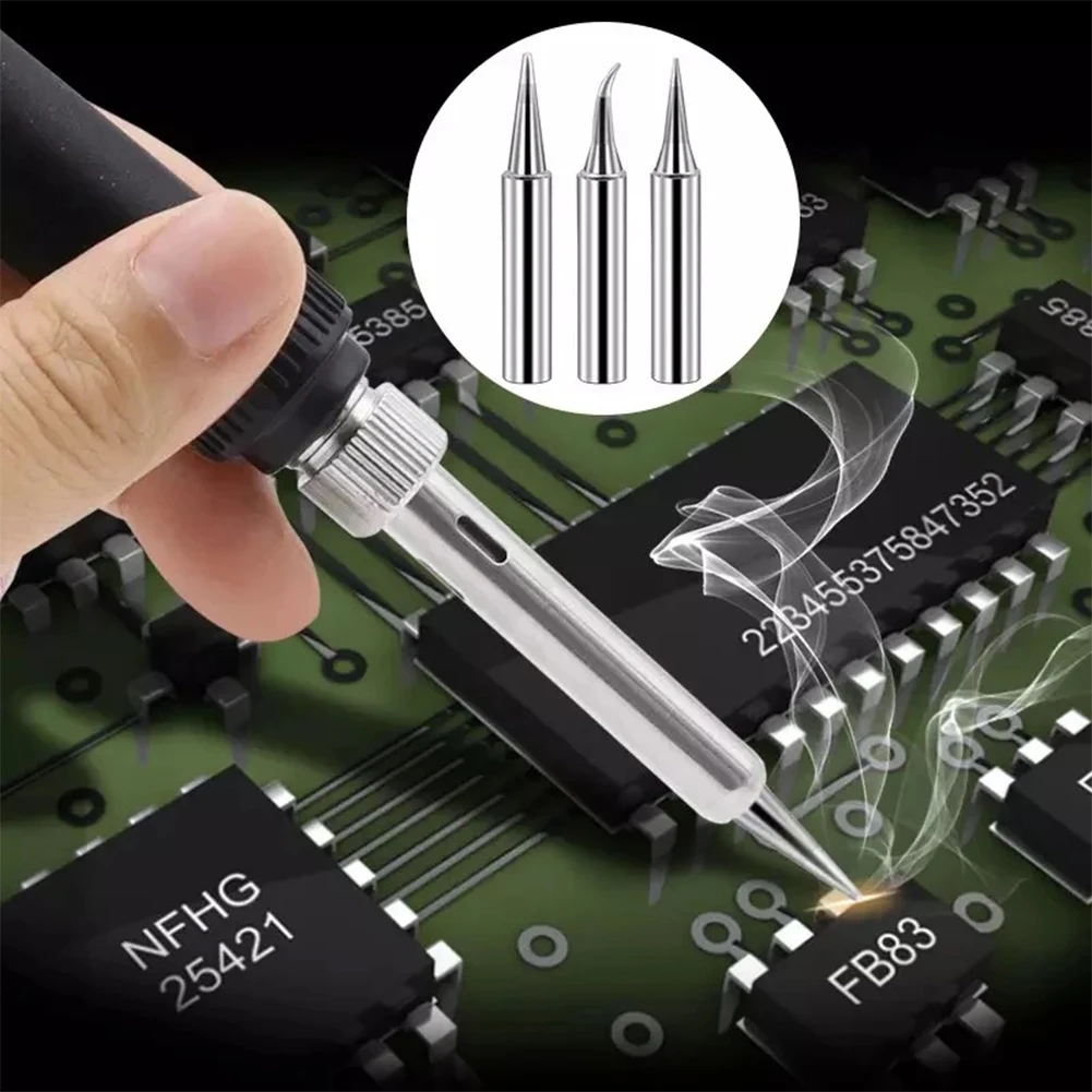 5/10/15Pcs Soldering Iron Tips 900M-T Copper Welding Head I+B+K+2.4D+3C Electric Soldering Iron Tip Thermostatic Welding Tools
5/10/15Pcs Soldering Iron Tips 900M-T Copper Welding Head I+B+K+2.4D+3C Electric Soldering Iron Tip Thermostatic Welding Tools
