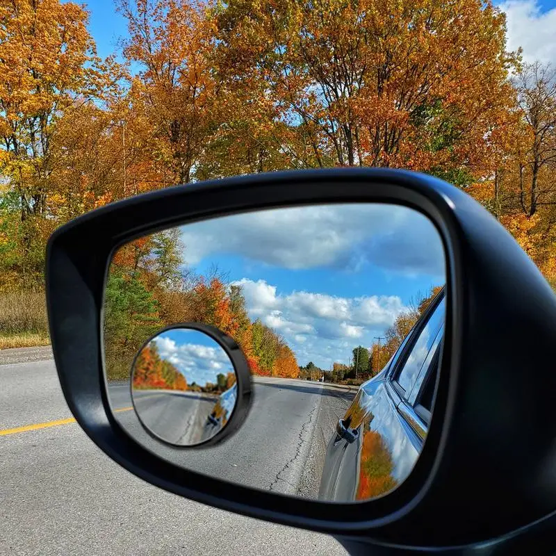 

Автомобильное боковое зеркало для слепых зон, автомобильные водонепроницаемые выпуклые зеркала заднего вида, 2 шт., автомобильные зеркала для лучшего обзора и вождения
