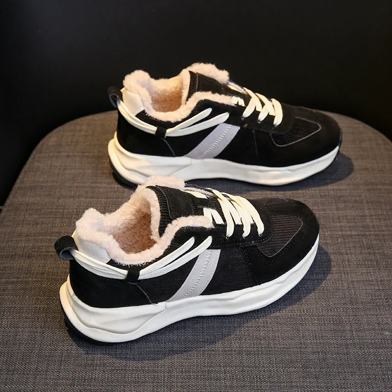 Женские теннисные кроссовки на плоской подошве, Черная Женская обувь для женщин, сезон осень-зима 2022, мягкая подошва, теплые короткие плюшев...
Женские теннисные кроссовки на плоской подошве, Черная Женская обувь для женщин, сезон осень-зима 2022, мягкая подошва, теплые короткие плюшев...