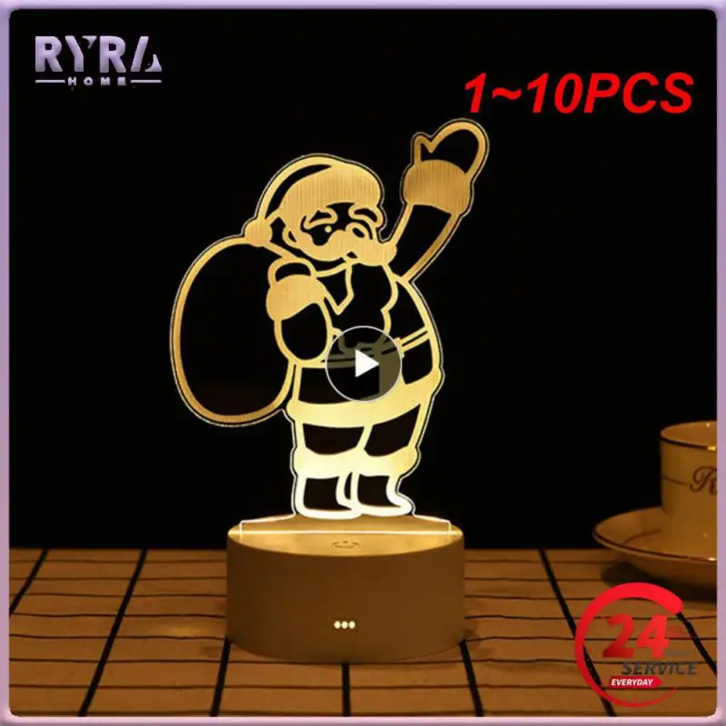 1~10PCS Romantic 3D Acrylic Led Lamp for Home Children's Night Light Table Lamp Birthday Party Decor Valentine's Day
1~10PCS Romantic 3D Acrylic Led Lamp for Home Children's Night Light Table Lamp Birthday Party Decor Valentine's Day