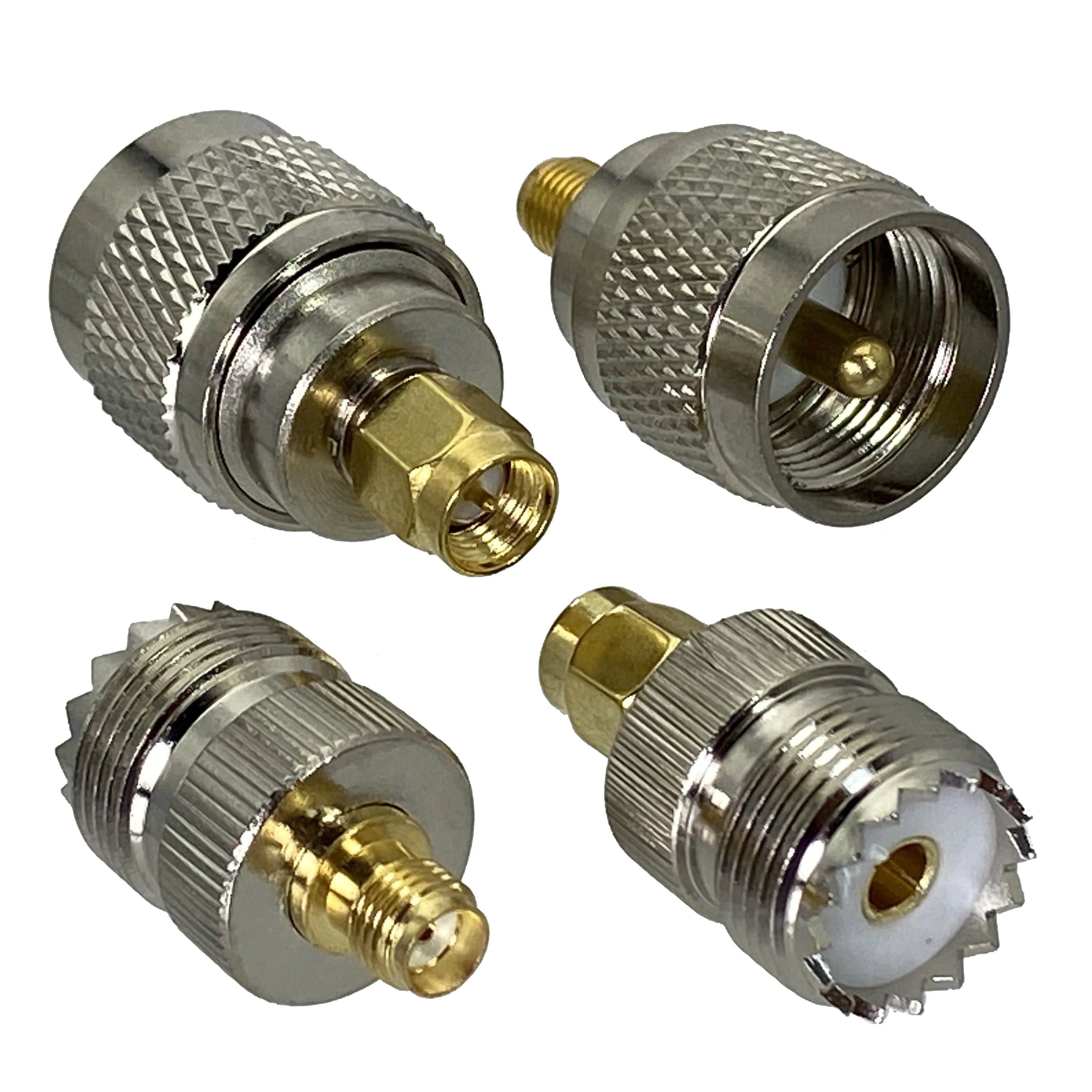 1pcs UHF SO239 PL259 to SMA Male Plug & Female Jack RF Coaxial Adapter Connector Wire Terminals Straight Brass
1pcs UHF SO239 PL259 to SMA Male Plug & Female Jack RF Coaxial Adapter Connector Wire Terminals Straight Brass