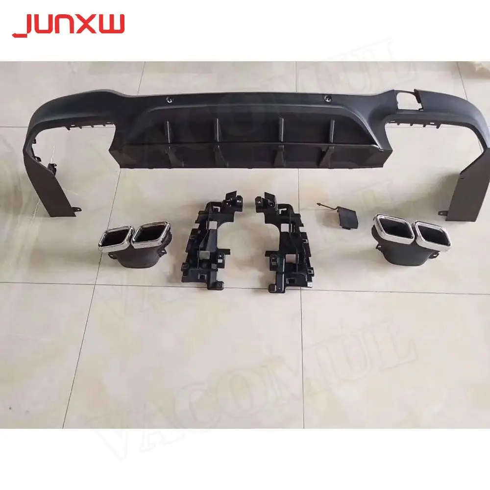 PP Rear Diffuser with Exhaust Tips for Mercedes Benz GLC X253 Sport GLC 300 GLC250 GLC43 SUV 2015-2019 Car Styling Rear Lip
PP Rear Diffuser with Exhaust Tips for Mercedes Benz GLC X253 Sport GLC 300 GLC250 GLC43 SUV 2015-2019 Car Styling Rear Lip