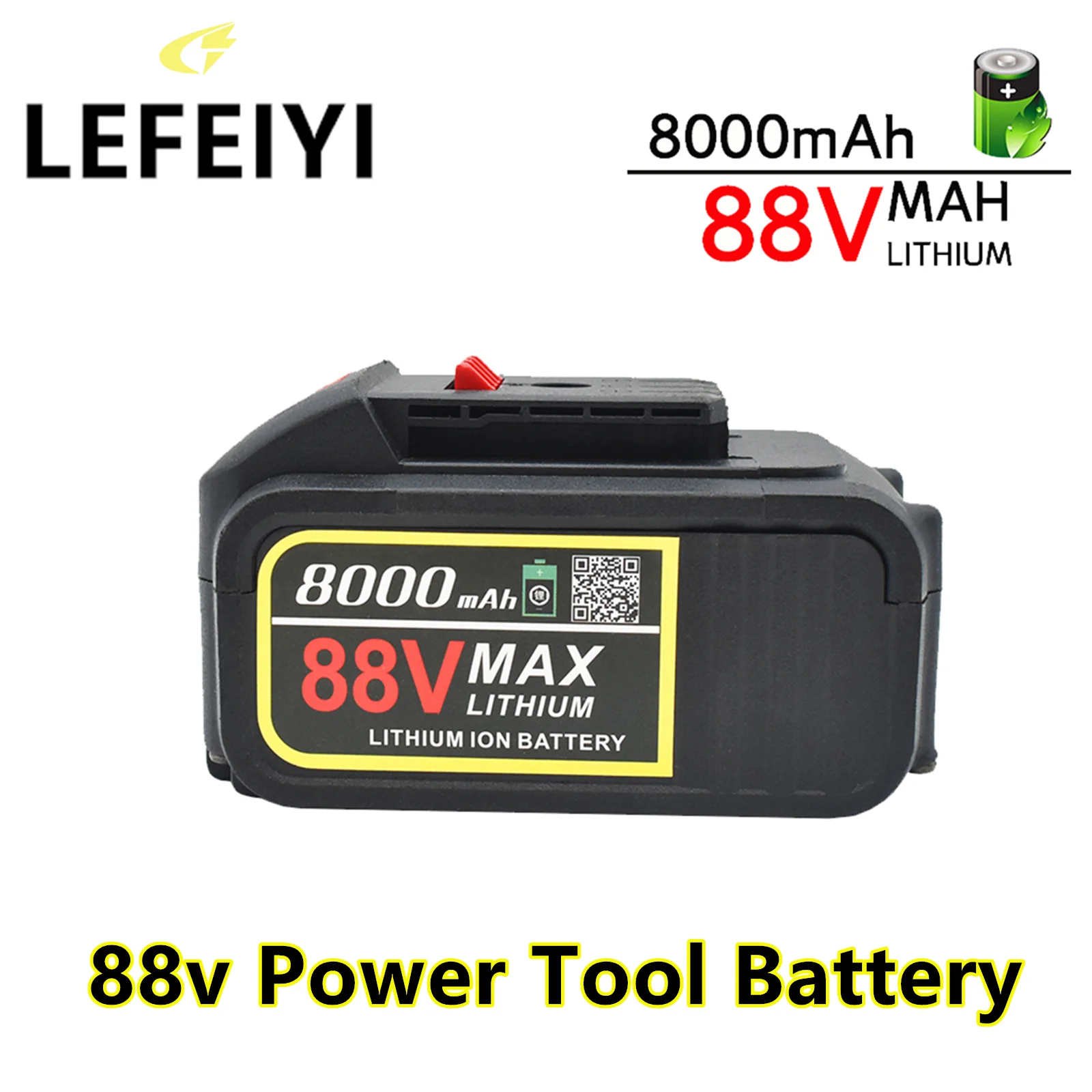 LEFEIYI NEW 88V 18650 8000mah Battery for Brushless Electric Wrench Cordless Waterproof Impact Wrench
LEFEIYI NEW 88V 18650 8000mah Battery for Brushless Electric Wrench Cordless Waterproof Impact Wrench