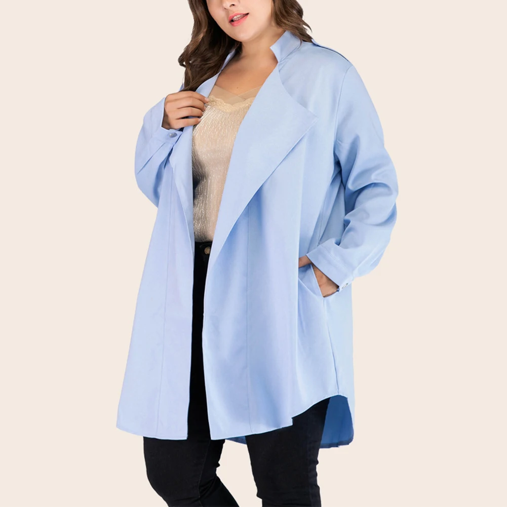 Plus Size Women Casual Autumn Winter Long Sleeved Middle Length Shirt Jacket Coat Solid Color Holiday Daily Coat
Plus Size Women Casual Autumn Winter Long Sleeved Middle Length Shirt Jacket Coat Solid Color Holiday Daily Coat