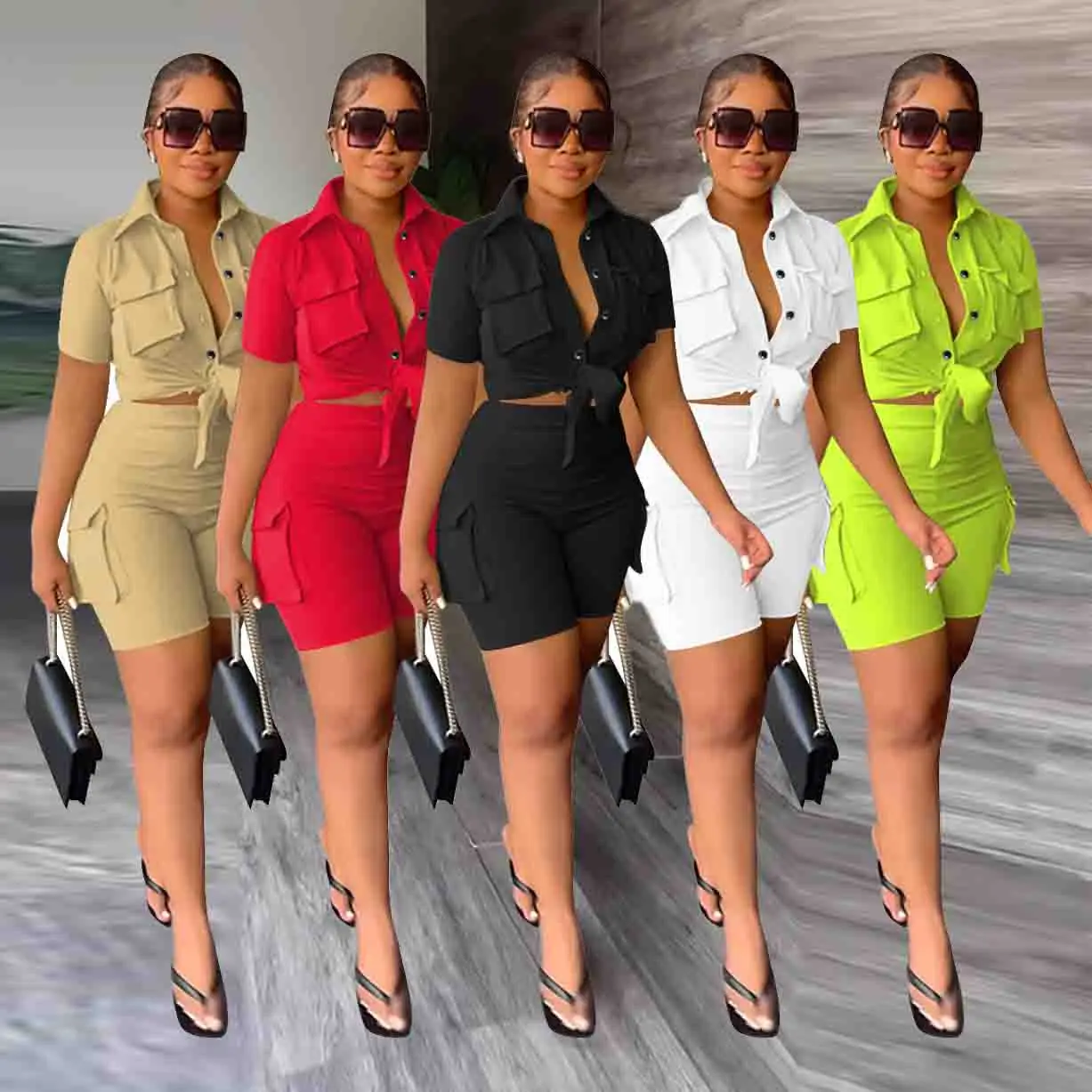 Рубашка, топы, костюмы, женский спортивный костюм, брюки-карго, шорты, женские спортивные костюмы, уличная одежда, летний однотонный повседневный комплект из 2 предметов
Рубашка, топы, костюмы, женский спортивный костюм, брюки-карго, шорты, женские спортивные костюмы, уличная одежда, летний однотонный повседневный комплект из 2 предметов