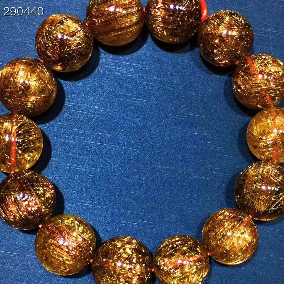 Natural Copper Rutilated Quartz Clear Round Beads Bracelet 17x15mm Brazil Rutilated Crystal Women Man Bracelet Genuine AAAAA
Natural Copper Rutilated Quartz Clear Round Beads Bracelet 17x15mm Brazil Rutilated Crystal Women Man Bracelet Genuine AAAAA