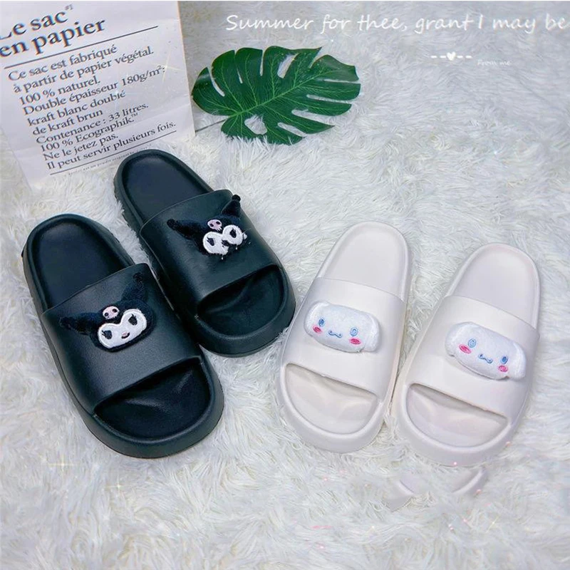 Anime Kawaii Sanrioed Kittys Kuromi Cinnamorol My Melody Pom Pom Purin Summer Non-Slip Slippers Kids Girl Holiday Gift
Anime Kawaii Sanrioed Kittys Kuromi Cinnamorol My Melody Pom Pom Purin Summer Non-Slip Slippers Kids Girl Holiday Gift