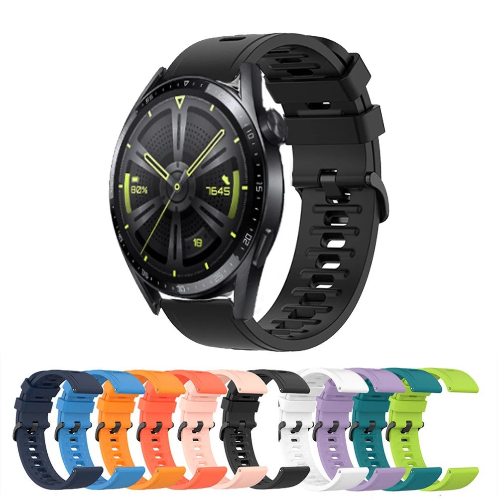 Sport 22mm Watch Strap For Huawei GT 2 GT 3 46mm Silicone Watchband For Honor Magic 2 46mm/Huawei GT 2 Pro Runner 2E Bracelet
Sport 22mm Watch Strap For Huawei GT 2 GT 3 46mm Silicone Watchband For Honor Magic 2 46mm/Huawei GT 2 Pro Runner 2E Bracelet