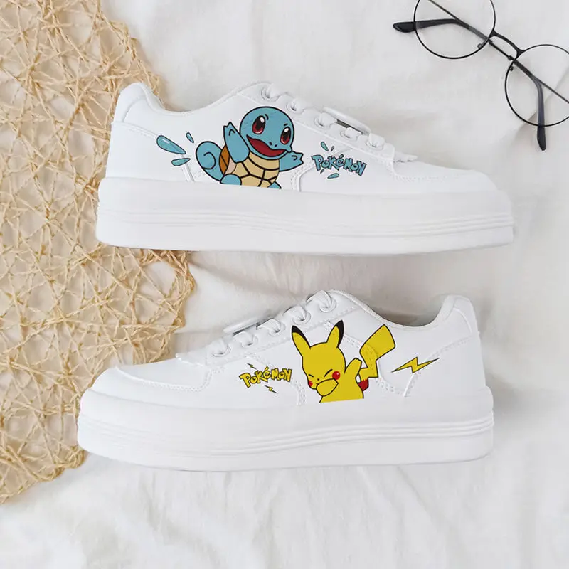Kawaii Pokemon Pikachu Casual Shoes Cartoon Pikachu Girl Small White Shoes Children Low-Top Non-Slip Shoes Anime Sports Shoes
Kawaii Pokemon Pikachu Casual Shoes Cartoon Pikachu Girl Small White Shoes Children Low-Top Non-Slip Shoes Anime Sports Shoes