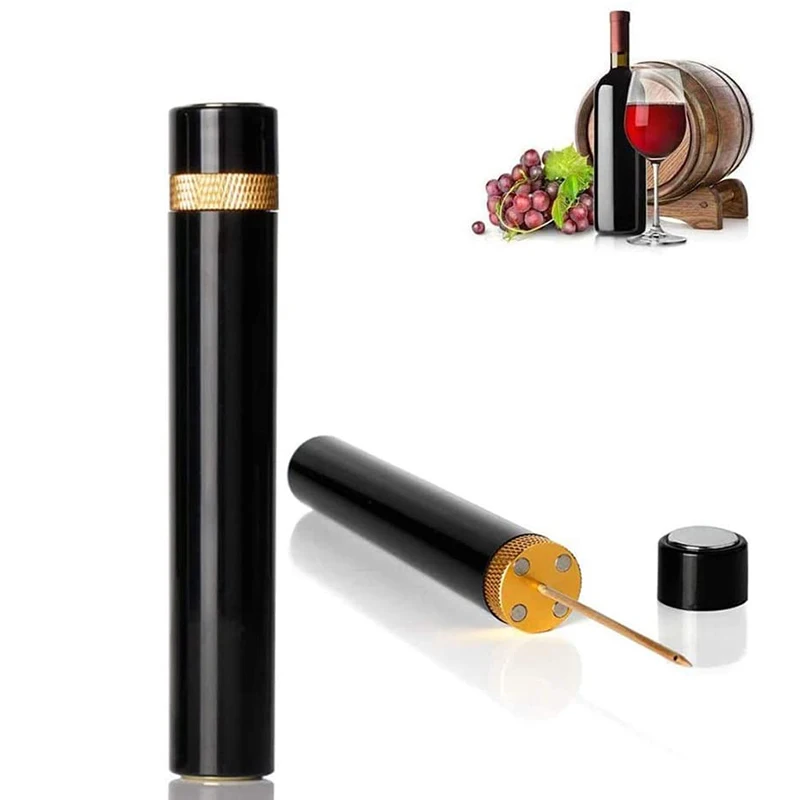 Air Pump Wine Bottle Opener Safe Portable Stainless Steel Pin Cork Remover Air Pressure Corkscrew Kitchen Party Bar Accessories
Air Pump Wine Bottle Opener Safe Portable Stainless Steel Pin Cork Remover Air Pressure Corkscrew Kitchen Party Bar Accessories