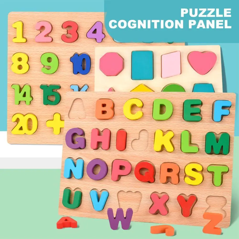 Wooden Puzzle Alphabet Number Shape Matching Board Baby Early Learning 3D Puzzle Preschool Educational Learning Toy For Children
Wooden Puzzle Alphabet Number Shape Matching Board Baby Early Learning 3D Puzzle Preschool Educational Learning Toy For Children