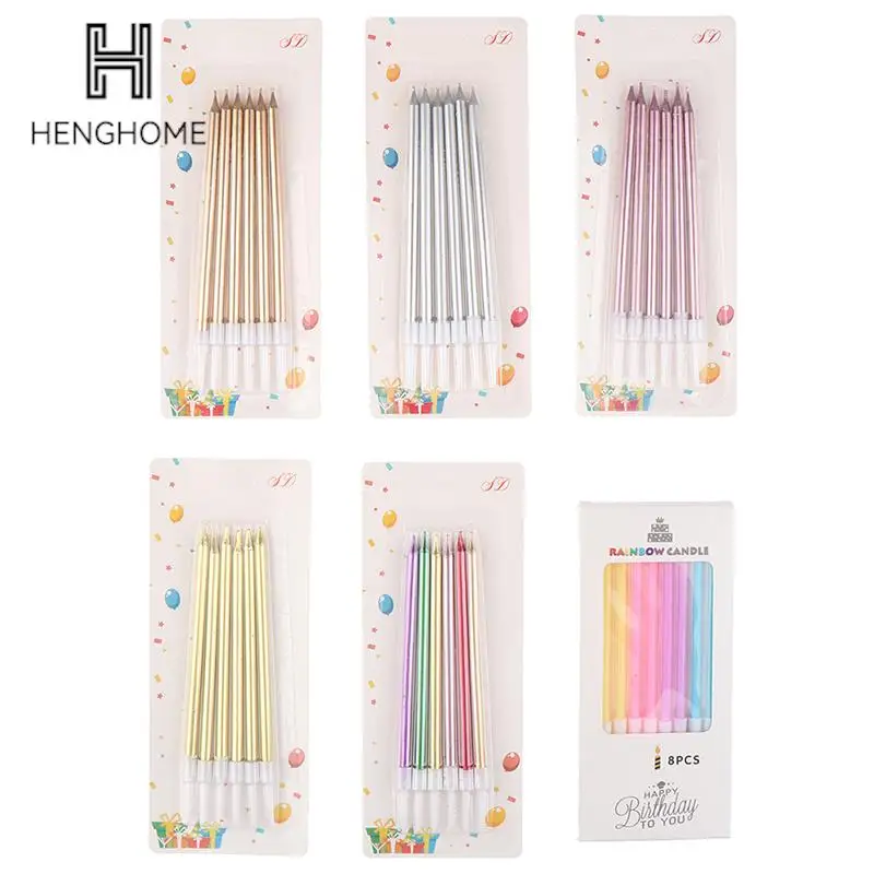 6pcs Box Long Pencil Cake Candle Safe Flames Birthday Party Wedding Cake Candle Favor Supplies Home Decoration Favor Supplies 
6pcs Box Long Pencil Cake Candle Safe Flames Birthday Party Wedding Cake Candle Favor Supplies Home Decoration Favor Supplies