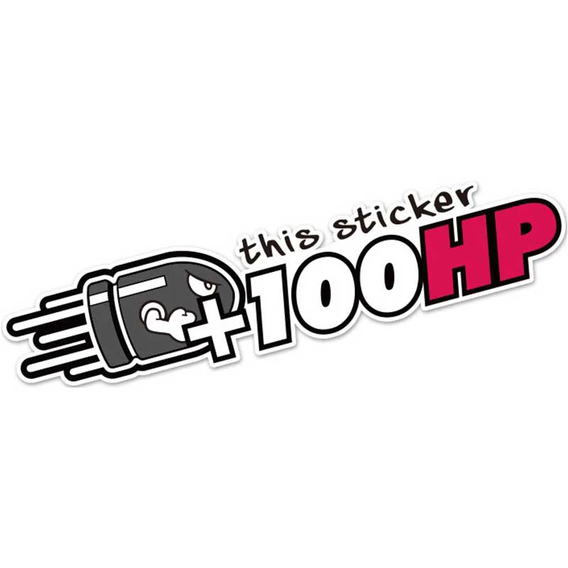 CG Car Stickers Funny Plus Horsepower THIS Stickers + 100HP Stickers Full of Blood Scratches Decorative Stickers Car Accessories
CG Car Stickers Funny Plus Horsepower THIS Stickers + 100HP Stickers Full of Blood Scratches Decorative Stickers Car Accessories