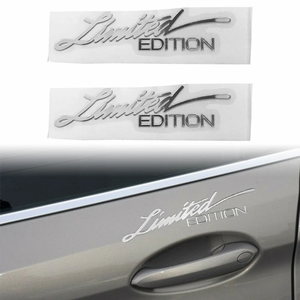 2PCS Car Stickers Silver Limited Edition Logo Emblem Badge Metal Sticker Decals Universal High Quality Car Accessories
2PCS Car Stickers Silver Limited Edition Logo Emblem Badge Metal Sticker Decals Universal High Quality Car Accessories