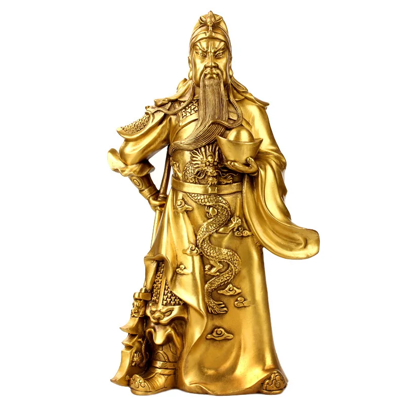 Pure Copper God of Wealth Lord Guan Gong Ornaments Hand-held Wu God of Wealth Worship The God Statue Home Office Decoration
Pure Copper God of Wealth Lord Guan Gong Ornaments Hand-held Wu God of Wealth Worship The God Statue Home Office Decoration