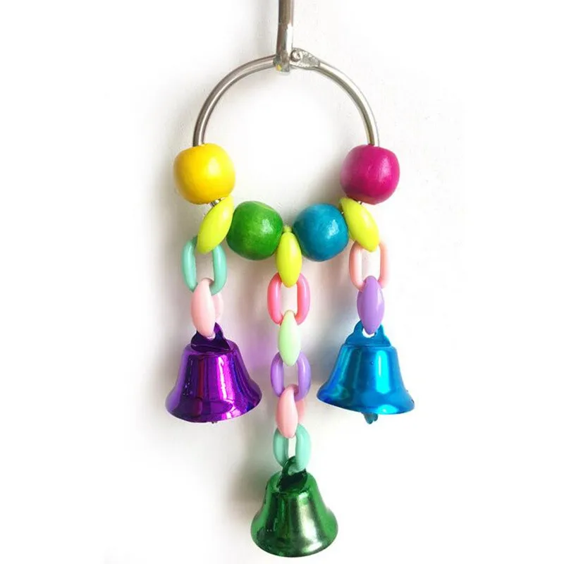 Parrot Toys with Colorful Beads Bell Chain Pet Bird Parrot Chew Bite Toy Bird Cage Accessories Suspension Hanging Bridge Chain
Parrot Toys with Colorful Beads Bell Chain Pet Bird Parrot Chew Bite Toy Bird Cage Accessories Suspension Hanging Bridge Chain