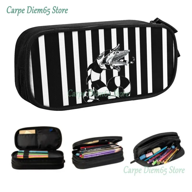 Cute Beetlejuice Sandworm Pencil Case for Boys Gilrs Large Capacity Tim Burton Horror Movie Pencil Box School Supplies 
Cute Beetlejuice Sandworm Pencil Case for Boys Gilrs Large Capacity Tim Burton Horror Movie Pencil Box School Supplies