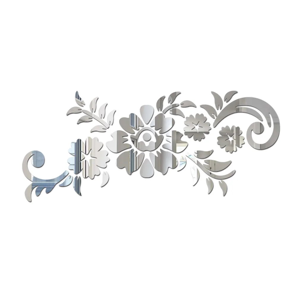 1Pc 50x21.5cm Flower Acrylic Mirror Sticker Home Decoration Mirror For Living Room DIY 3D Home Decal Murals Wall Decor
1Pc 50x21.5cm Flower Acrylic Mirror Sticker Home Decoration Mirror For Living Room DIY 3D Home Decal Murals Wall Decor