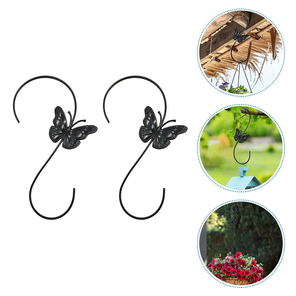 2 Pcs Heavy Duty Hooks Wall Hanger Mount Planter Outdoor Balcony Metal Coat Hangers Railing 
2 Pcs Heavy Duty Hooks Wall Hanger Mount Planter Outdoor Balcony Metal Coat Hangers Railing