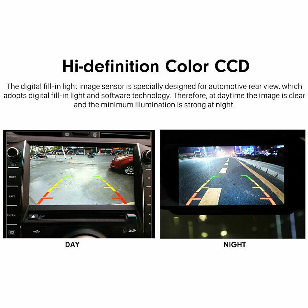 Reversing Parking Car Rear View Camera 2:1 Interlace 360° CCD Camera Cam Night Vision Waterproof RCA Connector High Quality
Reversing Parking Car Rear View Camera 2:1 Interlace 360° CCD Camera Cam Night Vision Waterproof RCA Connector High Quality