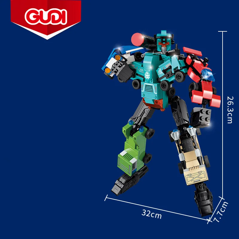 5 in 1 Turn Robot Into Car Model Building Blocks Fire Truck Airplane Hurricane Warrior Toy Best Gift For Boys
5 in 1 Turn Robot Into Car Model Building Blocks Fire Truck Airplane Hurricane Warrior Toy Best Gift For Boys