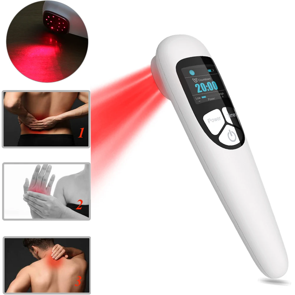 

Low Level Laser Therapy Device LLLT Handy Cure Laser Relief Lower Back Pain Reduce Tendon Joint Swelling