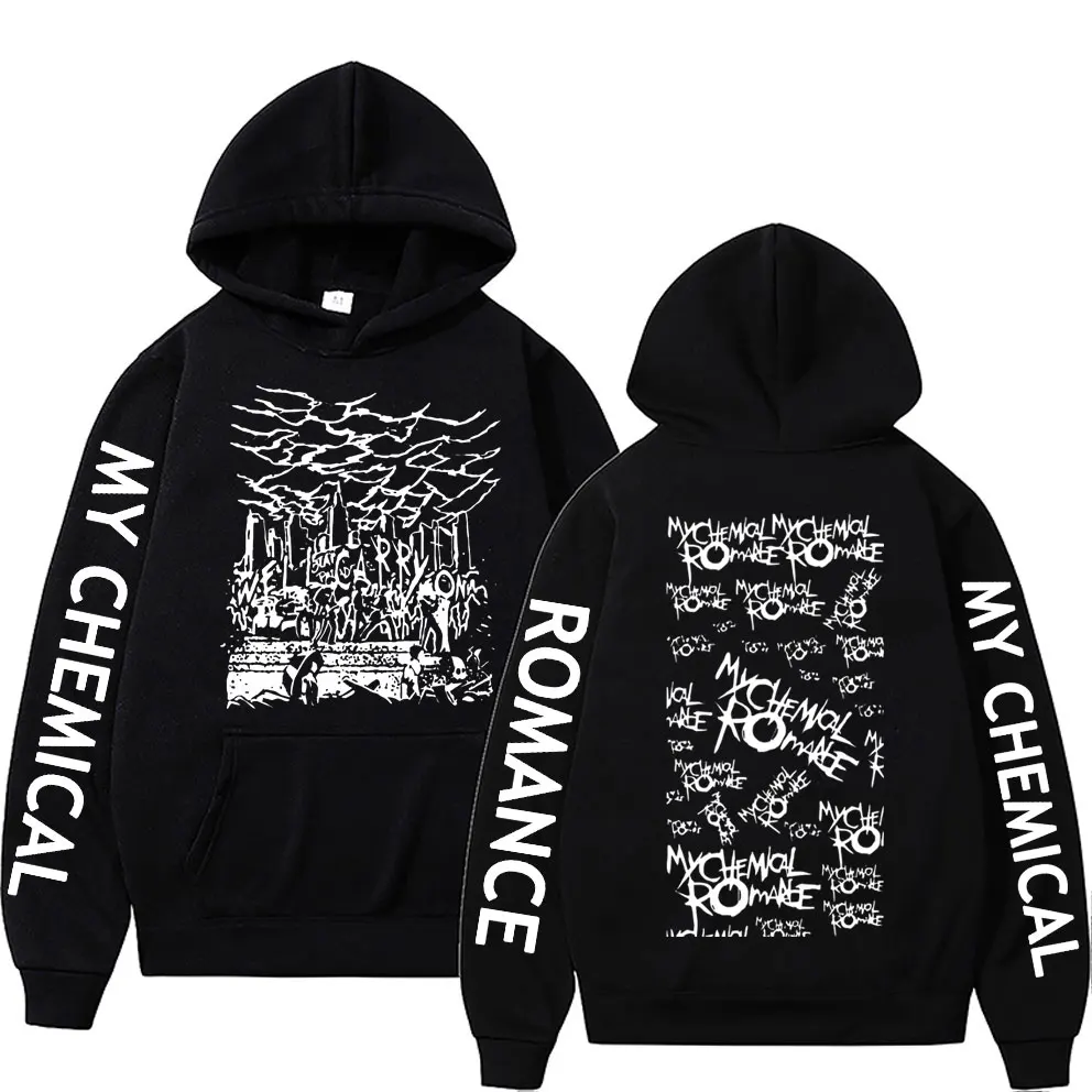 Rock Band My Chemical Romance The Black Parade Double Sided Print Hoodie Men Women Fashion Vintage Oversized Hip Hop Streetwear
Rock Band My Chemical Romance The Black Parade Double Sided Print Hoodie Men Women Fashion Vintage Oversized Hip Hop Streetwear