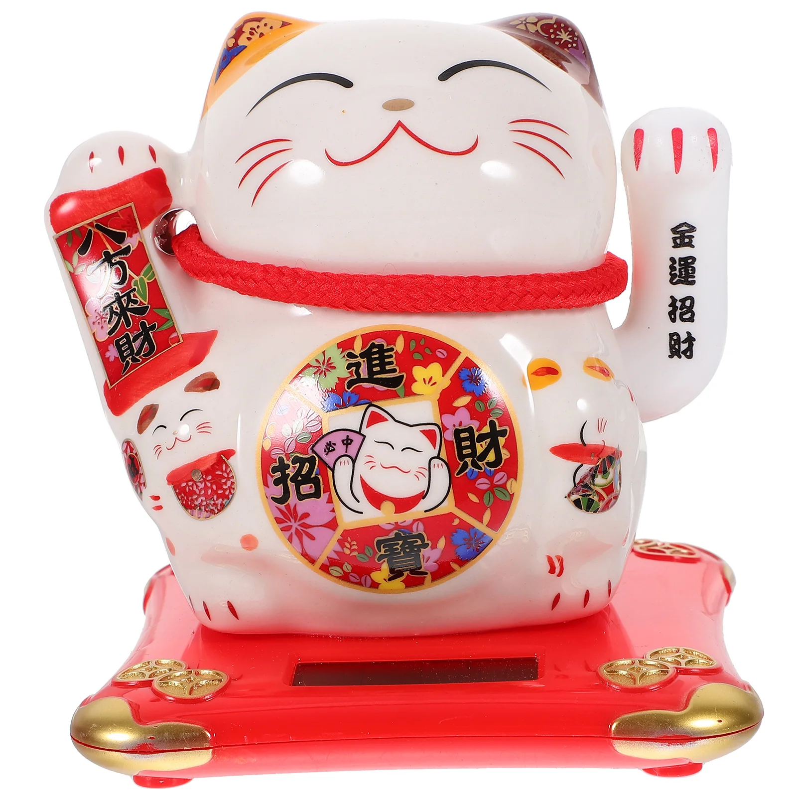 Japanese Style Fortune Cat Adornment Solar Fortune Cat Toy Fortune Cat Statue Waving Arm 
Japanese Style Fortune Cat Adornment Solar Fortune Cat Toy Fortune Cat Statue Waving Arm