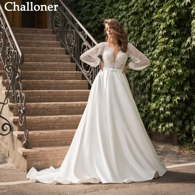 Challoner Lace Wedding Dresses New Off The Shoulder Appliques A Line Bride Gowns Princess Backless Robe De Mariee Custom Made
Challoner Lace Wedding Dresses New Off The Shoulder Appliques A Line Bride Gowns Princess Backless Robe De Mariee Custom Made