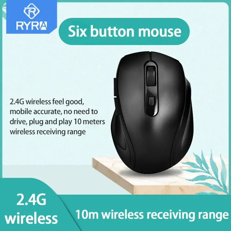 RYRA Wireless Mouse For Computer PC Ergonomic Office Portable Mouse With 2.4Ghz USB Receiver For PC Laptops Notebook Gamer Mouse
RYRA Wireless Mouse For Computer PC Ergonomic Office Portable Mouse With 2.4Ghz USB Receiver For PC Laptops Notebook Gamer Mouse