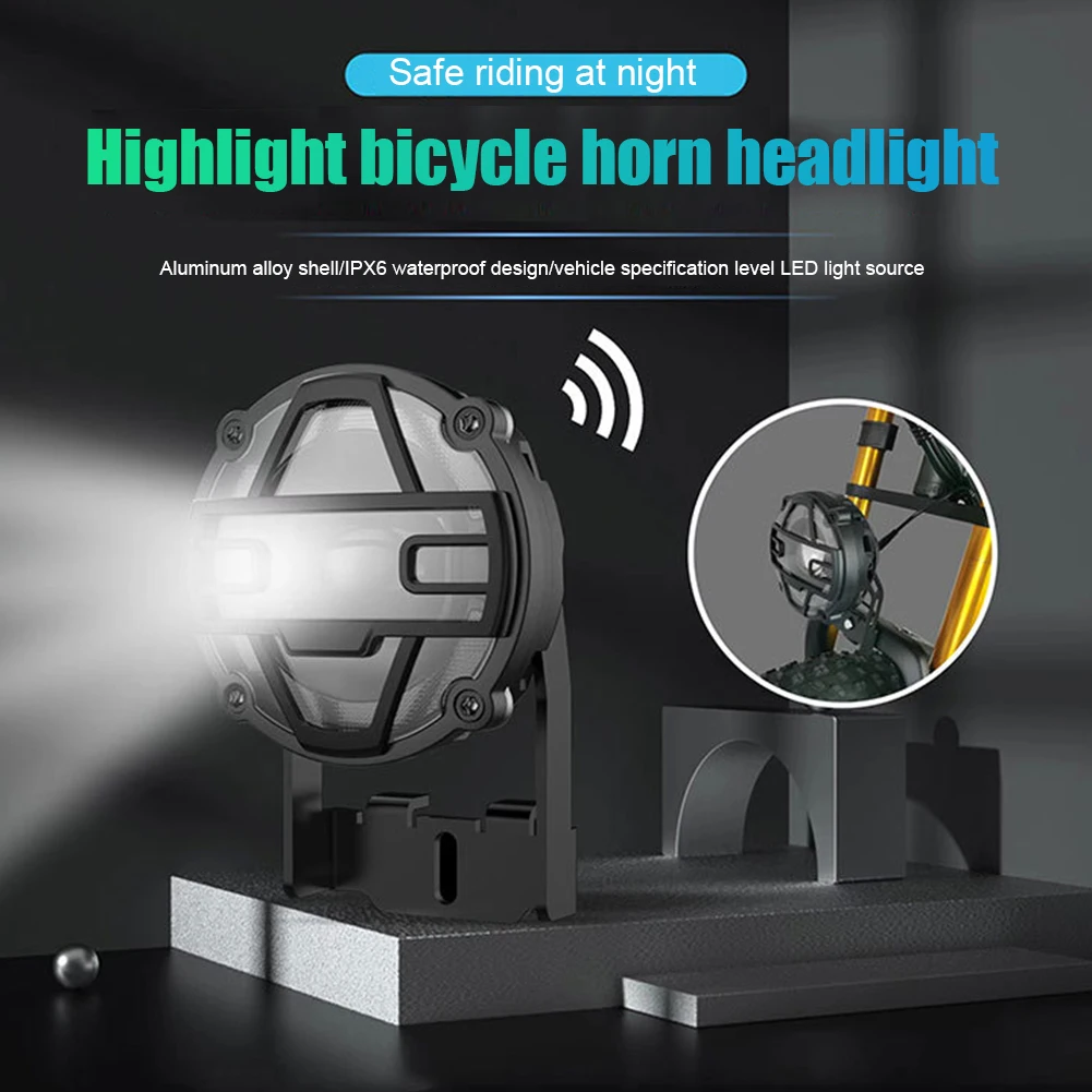E-Bike 36V 48V Headlights Electric Bicycle Light with Horn Waterproof Aluminium Alloy Headlamp Night Safe Riding Front Headlight
E-Bike 36V 48V Headlights Electric Bicycle Light with Horn Waterproof Aluminium Alloy Headlamp Night Safe Riding Front Headlight