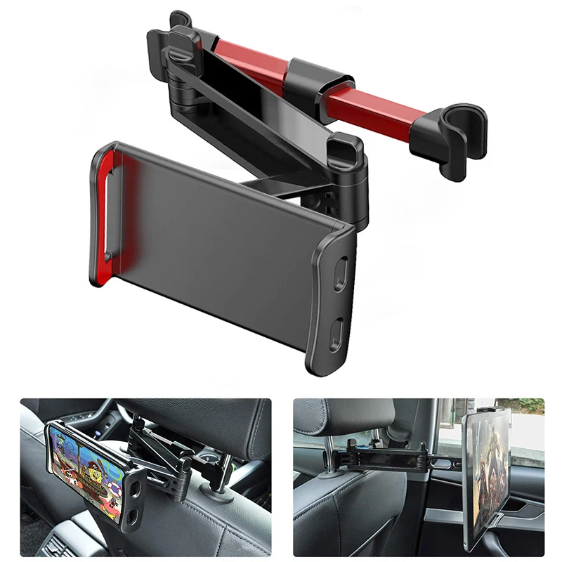 

Telescopic Car Rear Pillow Phone Holder Seat Rear Headrest Mounting Bracket Car Stand for iPhone X8 iPad Mini Tablet 4-11 Inch