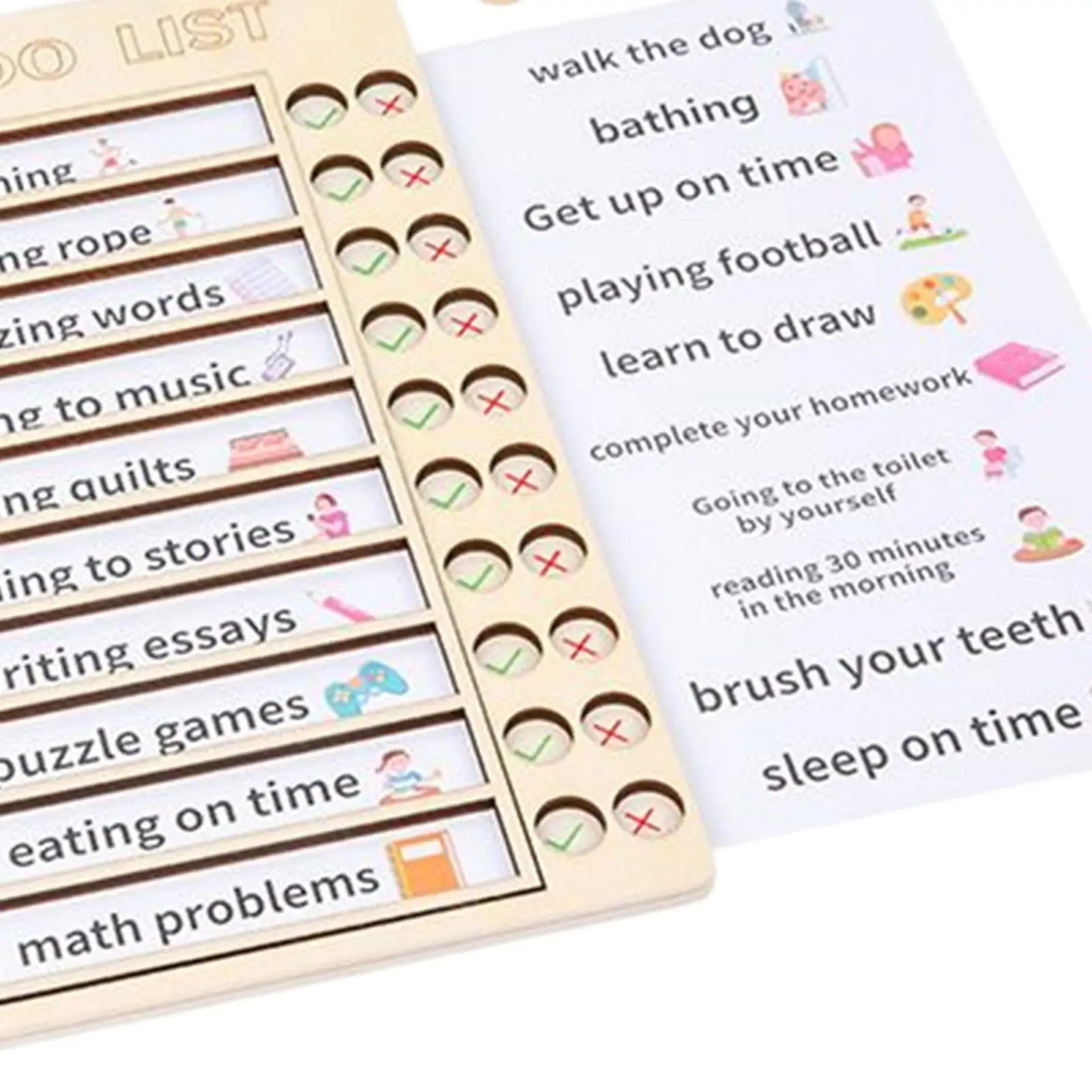 Reusable Portable to Do List Board with Cardstocks List Board for Daily Affairs Home Travel Planning Reminder Kids
Reusable Portable to Do List Board with Cardstocks List Board for Daily Affairs Home Travel Planning Reminder Kids