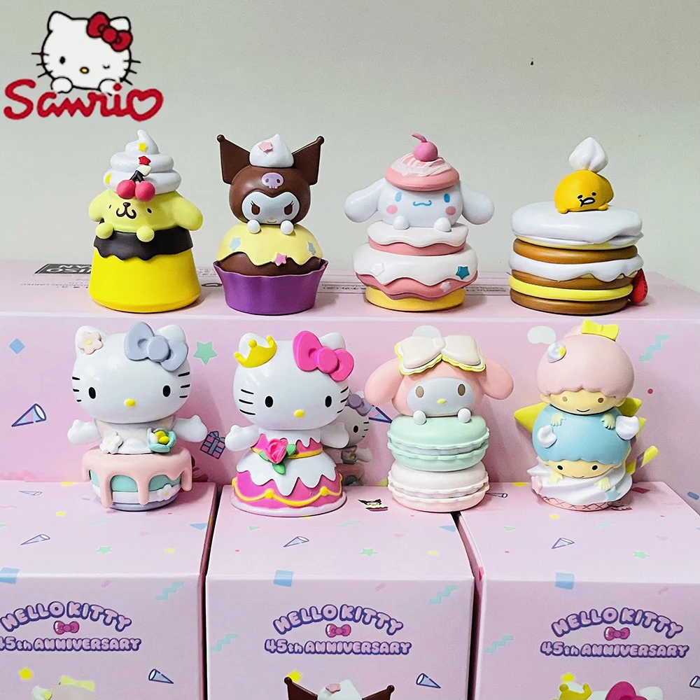 Фигурка Hello Kitty Sanrio 8 см из аниме «Моя Мелодия», кавайный Коричный курол, кошка, экшн-фигурки, коллекционные материалы, подарки, игрушки для детей 
Фигурка Hello Kitty Sanrio 8 см из аниме «Моя Мелодия», кавайный Коричный курол, кошка, экшн-фигурки, коллекционные материалы, подарки, игрушки для детей