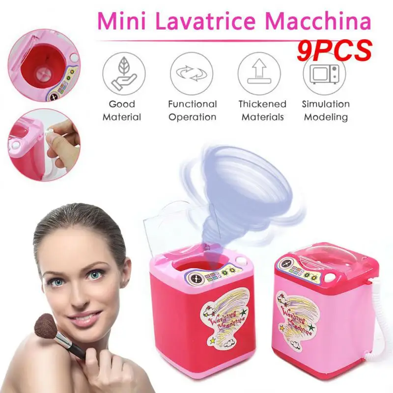 9 шт. мини-имитация детских игрушек, ролевая электрическая Милая косметическая машина для мытья пудры
9 шт. мини-имитация детских игрушек, ролевая электрическая Милая косметическая машина для мытья пудры