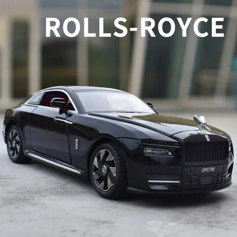1:24 Rolls-Royce Spectre из сплава литая под давлением модель игрушечного автомобиля звук и