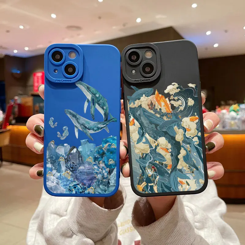 Fantasy Whale Phone Case For IPhone X XS XR 14 13 11 12 Pro Max 14 Plus 7 8 Plus SE 2020 Soft Silicone Back Cover Shells Fundas
Fantasy Whale Phone Case For IPhone X XS XR 14 13 11 12 Pro Max 14 Plus 7 8 Plus SE 2020 Soft Silicone Back Cover Shells Fundas