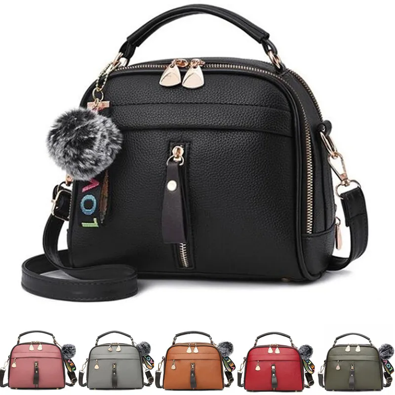 Tassel Messenger Shoulder Bag For Women PU Leather Handbag Lady Boston Hairball Messenger Bags ladies Luxury Crossbody Totes Bag 
Tassel Messenger Shoulder Bag For Women PU Leather Handbag Lady Boston Hairball Messenger Bags ladies Luxury Crossbody Totes Bag