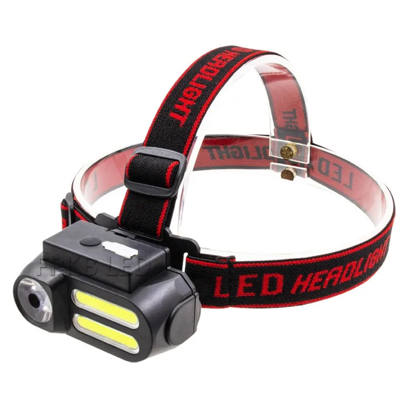 XPE+COB LED Headlamp Portable Mini Headlight USB Rechargeable Head Lamp Use 18650 Battery Camping Light Night Fishing Lantern
XPE+COB LED Headlamp Portable Mini Headlight USB Rechargeable Head Lamp Use 18650 Battery Camping Light Night Fishing Lantern