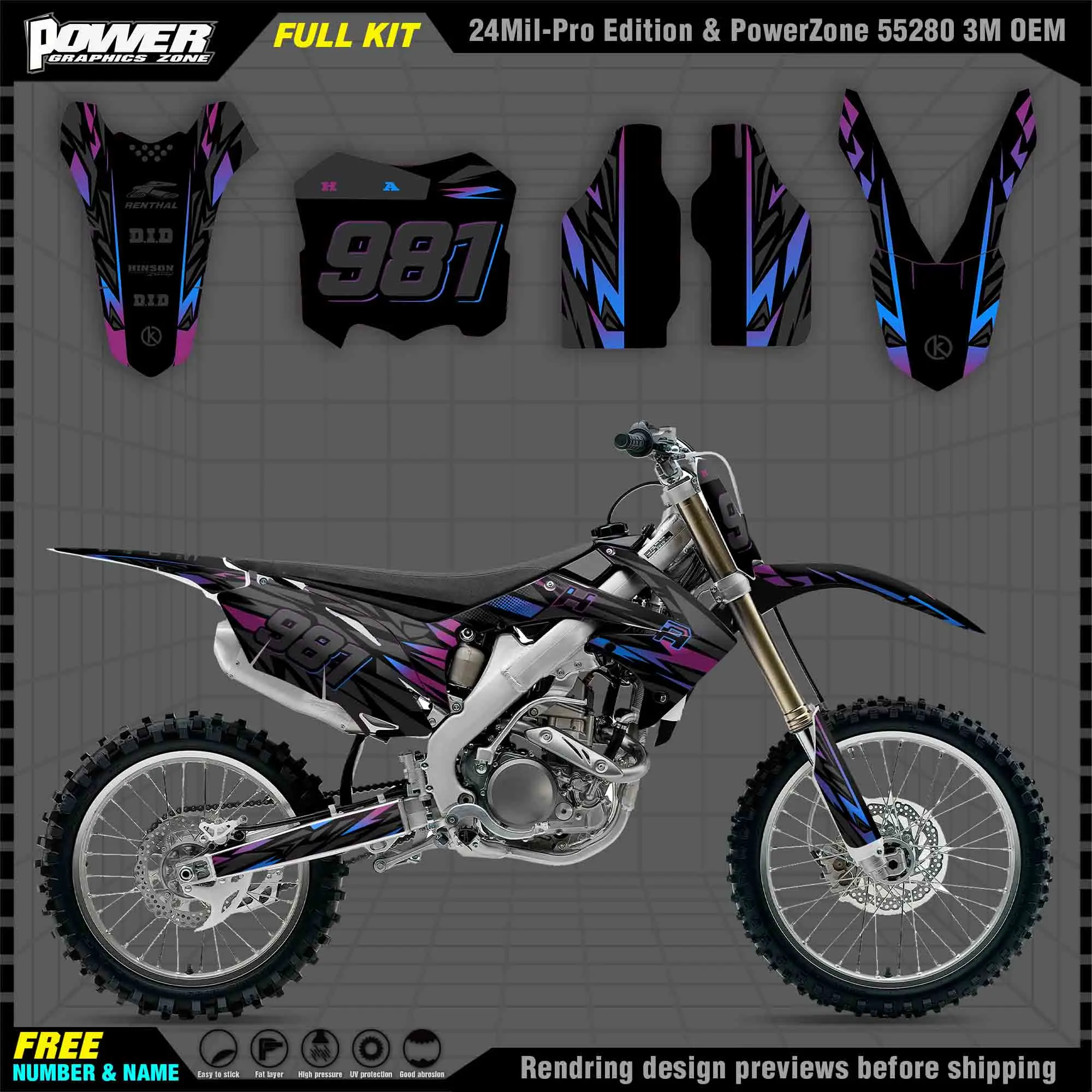 PowerZone Custom Team Graphics Backgrounds Decals Stickers Kit For HONDA 2010 2012 2013 CRF250R 2009 2010 2011 2012 CRF450R 006
PowerZone Custom Team Graphics Backgrounds Decals Stickers Kit For HONDA 2010 2012 2013 CRF250R 2009 2010 2011 2012 CRF450R 006
